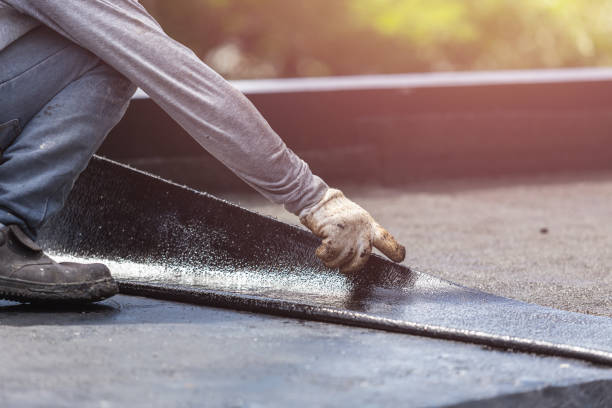Professional Waterproofing technician working in Sassamansville, PA